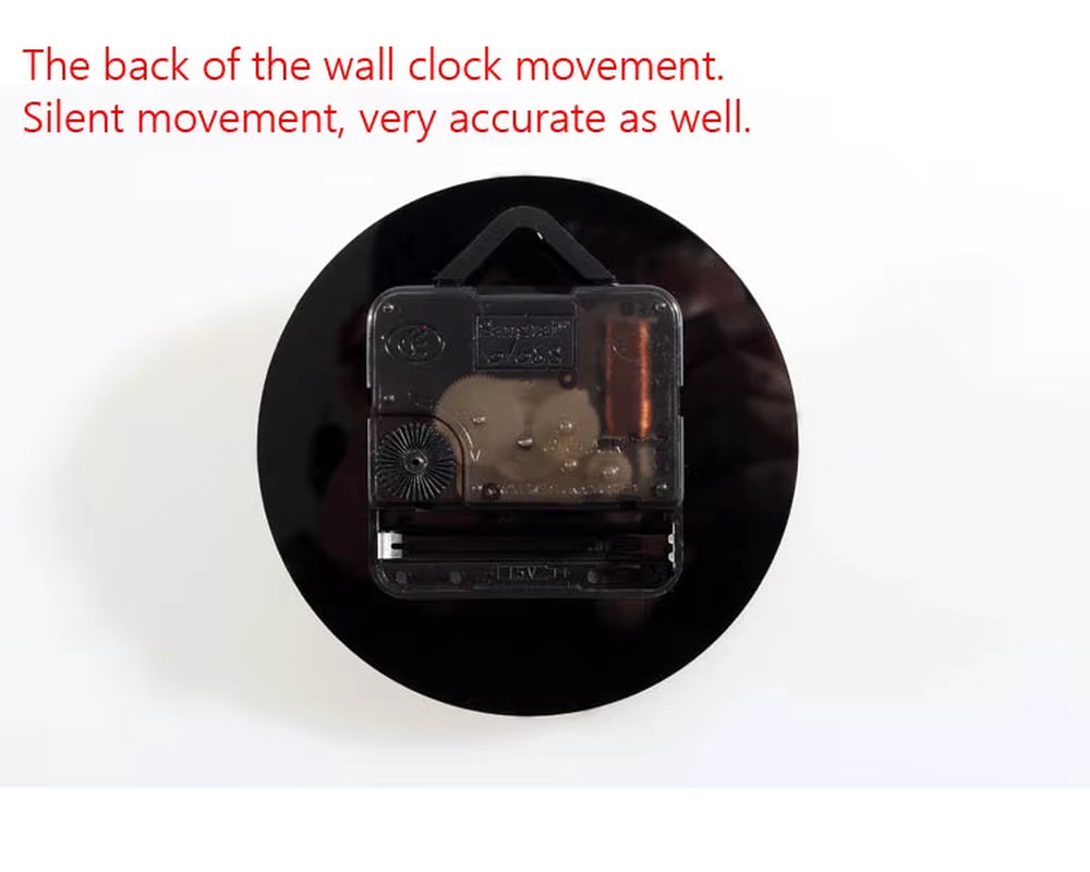 Reloj de pared 3D: Números romanos en acrílico espejado para completar la pared