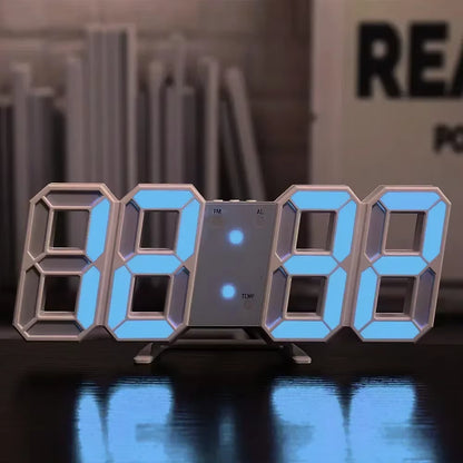 Reloj digital LED 3D: Estética moderna y luminosa para una gran decoración de cuarto