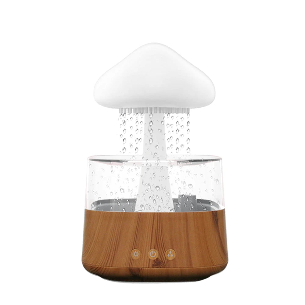 Humidificador ultrarelax para descansar y ambiente: Difusor con efecto de lluvia