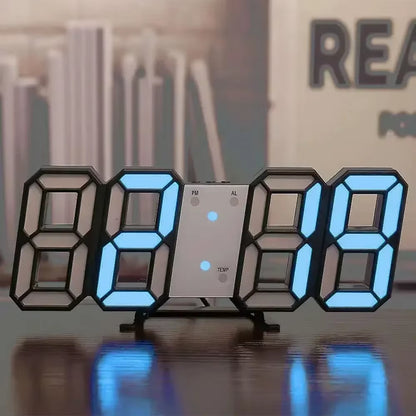 Reloj digital LED 3D: Estética moderna y luminosa para una gran decoración de cuarto