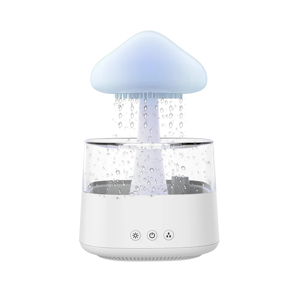 Humidificador ultrarelax para descansar y ambiente: Difusor con efecto de lluvia