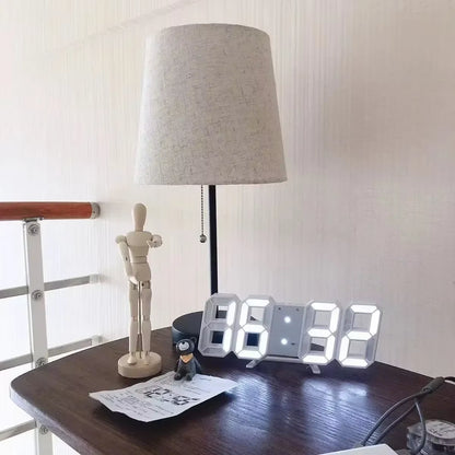 Reloj digital LED 3D: Estética moderna y luminosa para una gran decoración de cuarto