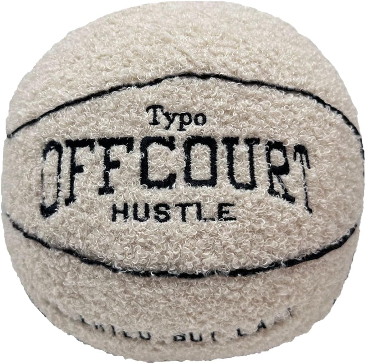 Cojín de Felpa Esponjoso Estilo Pelota Deportiva (25 cm)
