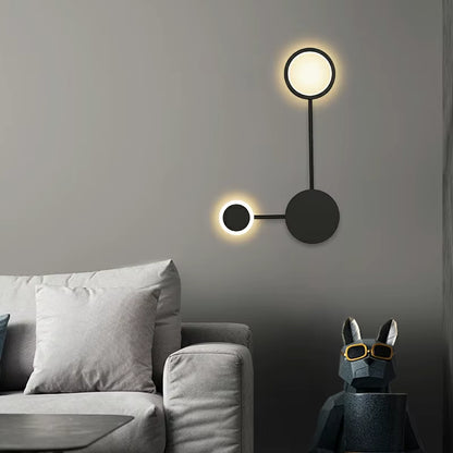 Lámpara LED geométrica: Aplique moderno de pared (42W)