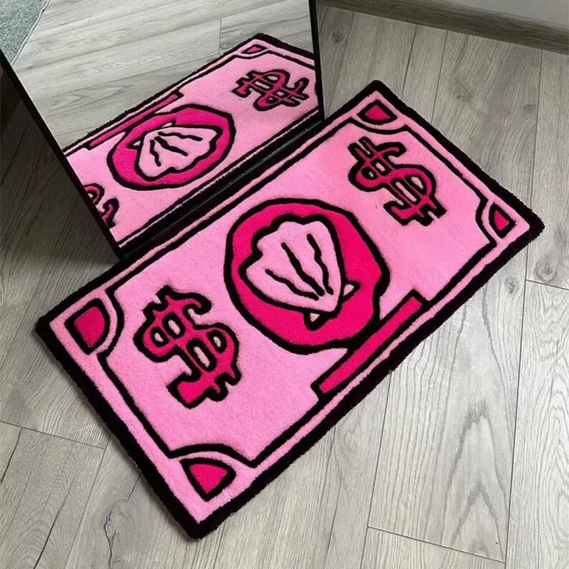 Alfombra billete afelpada