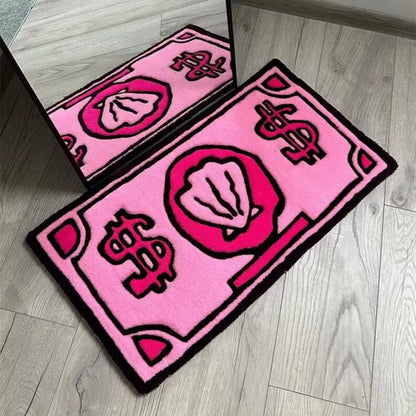 Alfombra billete afelpada