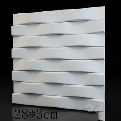 Moldes de silicona 3D para paneles de pared decorativos