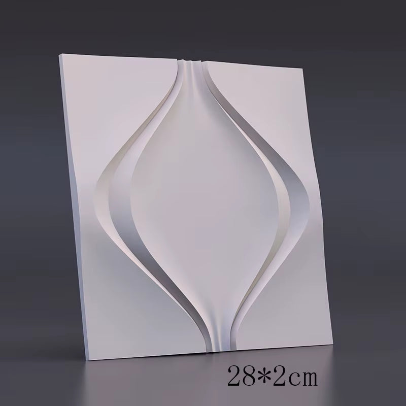 Moldes de silicona 3D para paneles de pared decorativos