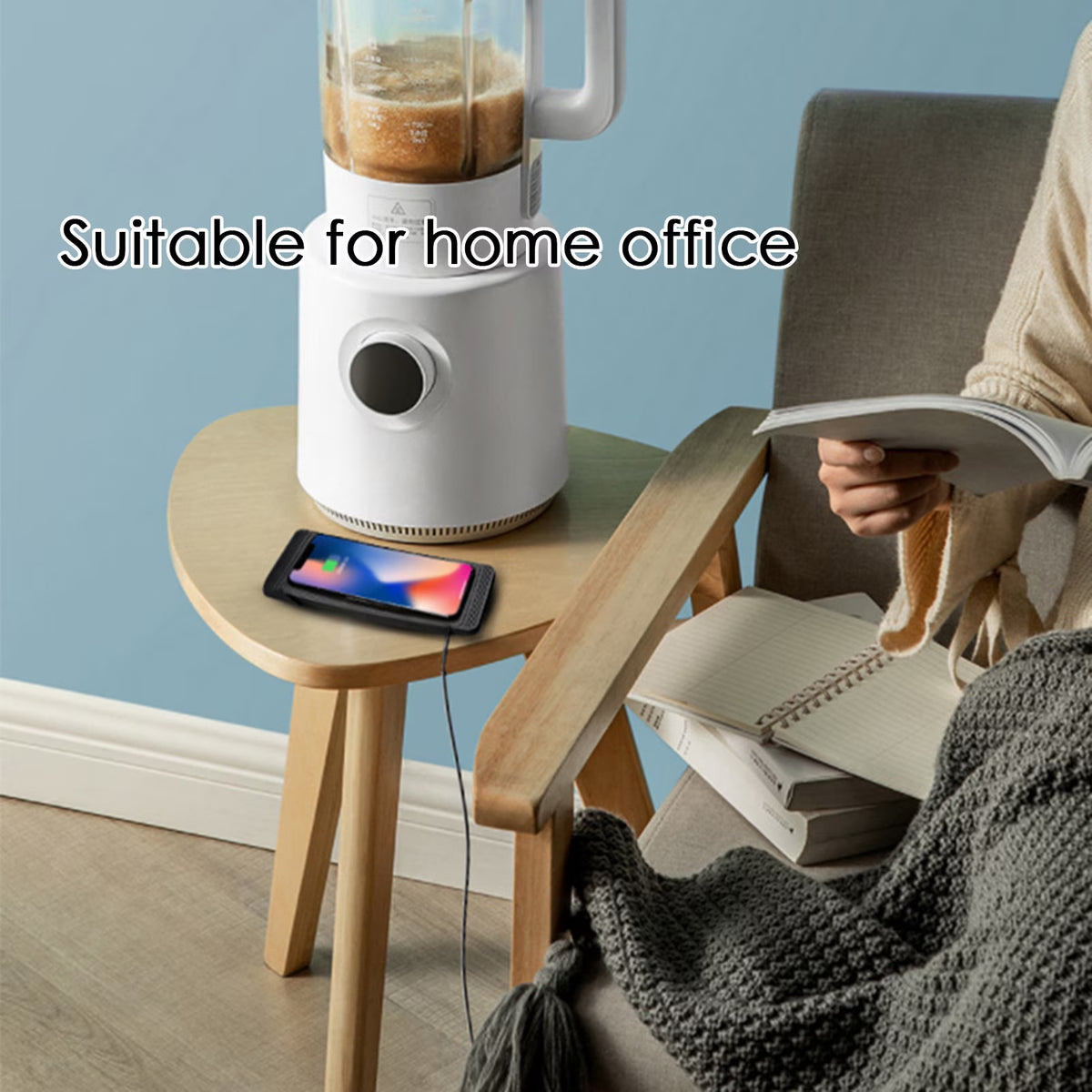 Alfombrilla de carga inalámbrica para coche 15 W