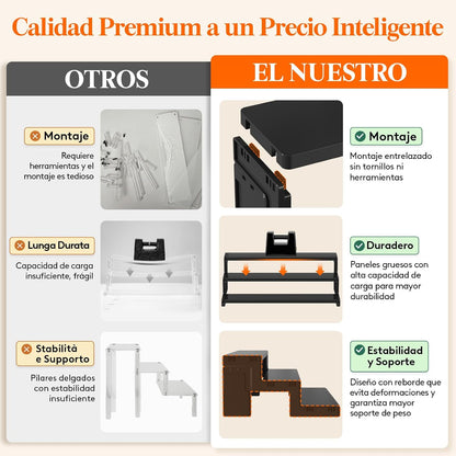 Lifewit Expositor Perfumes, Expositor Metacrilato, Soportes Y Vitrinas De Oficina Para Hogar Para Figuras, Cupcakes, Postres, Esmalte De Uñas, Especias, Cosméticos, 3 Niveles, 1 Paquete, Negro, 30 Cm