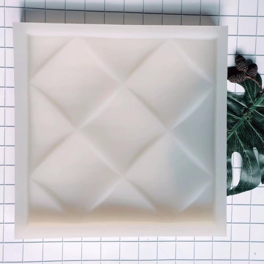 Moldes de silicona 3D para paneles de pared decorativos