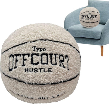 Cojín de Felpa Esponjoso Estilo Pelota Deportiva (25 cm)