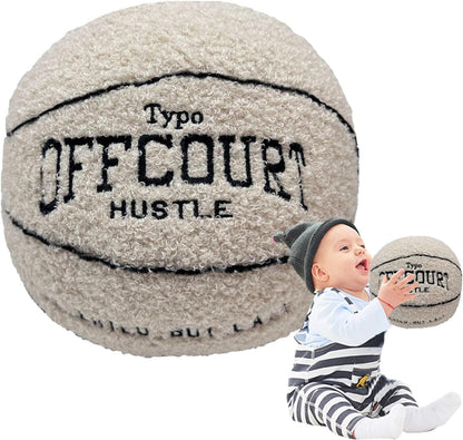 Cojín de Felpa Esponjoso Estilo Pelota Deportiva (25 cm)