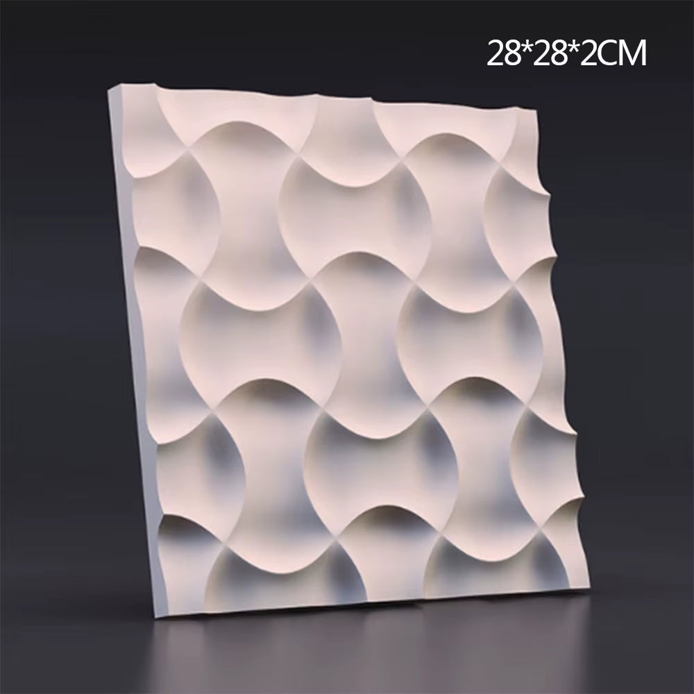 Moldes de silicona 3D para paneles de pared decorativos