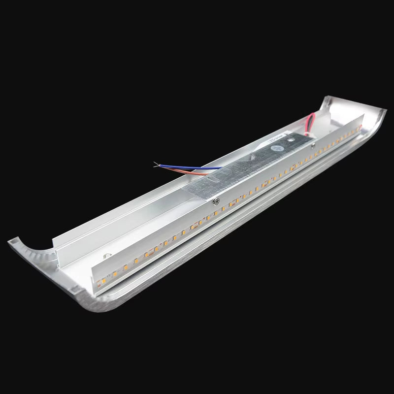 Lámpara LED de pared: Perfil minimalista en aluminio