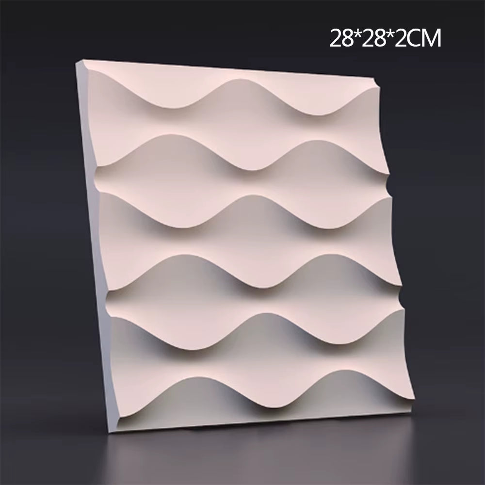 Moldes de silicona 3D para paneles de pared decorativos