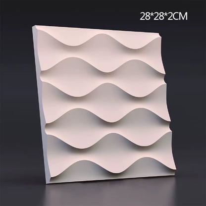 Moldes de silicona 3D para paneles de pared decorativos