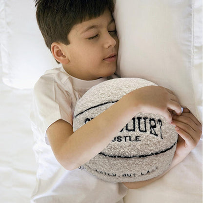 Cojín de Felpa Esponjoso Estilo Pelota Deportiva (25 cm)