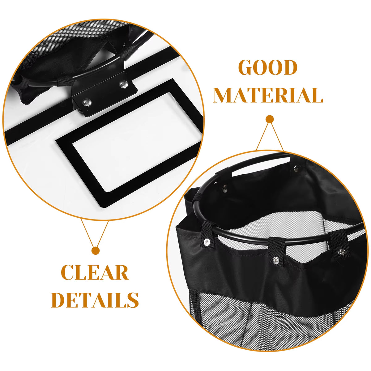 Basketball Hoop Laundry Hamper Zippered Space-Saving Hanging Mesh Organizer for Dorms Bathrooms Bedrooms Office Wall Organizer