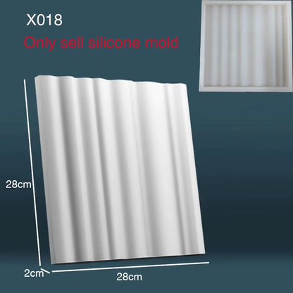 Moldes de silicona 3D para paneles de pared decorativos