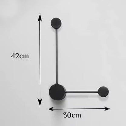 Lámpara LED geométrica: Aplique moderno de pared (42W)