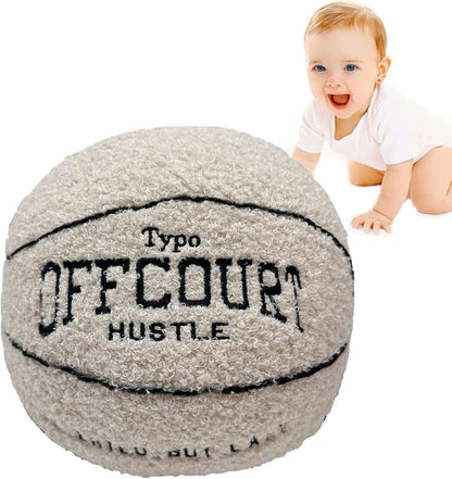 Cojín de Felpa Esponjoso Estilo Pelota Deportiva (25 cm)