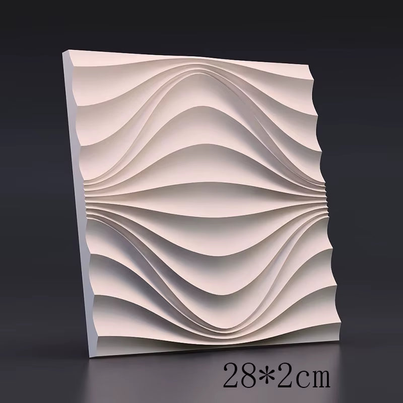 Moldes de silicona 3D para paneles de pared decorativos