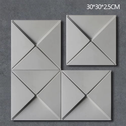 Moldes de silicona 3D para paneles de pared decorativos